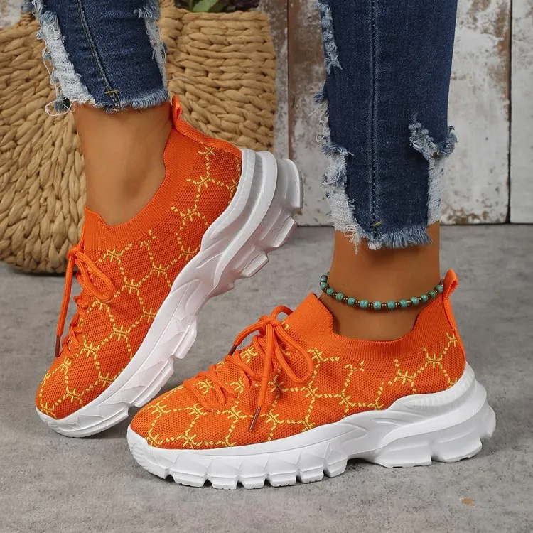 Wholesale Rubber Plaid Breathable Dad Shoes