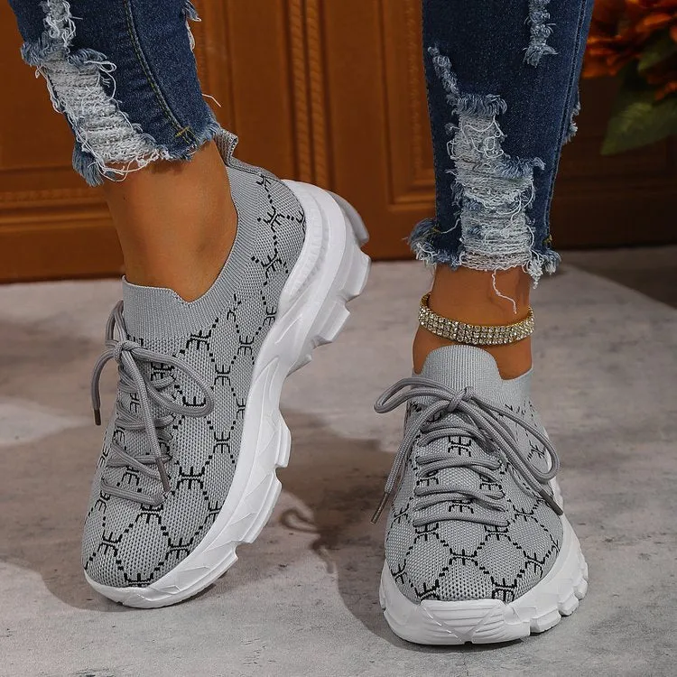 Wholesale Rubber Plaid Breathable Dad Shoes