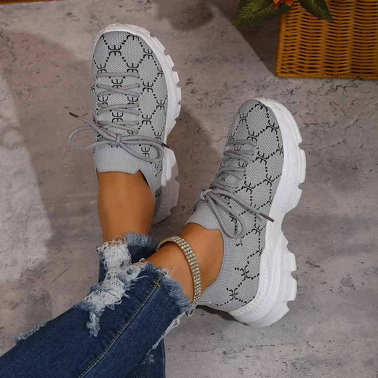Wholesale Rubber Plaid Breathable Dad Shoes