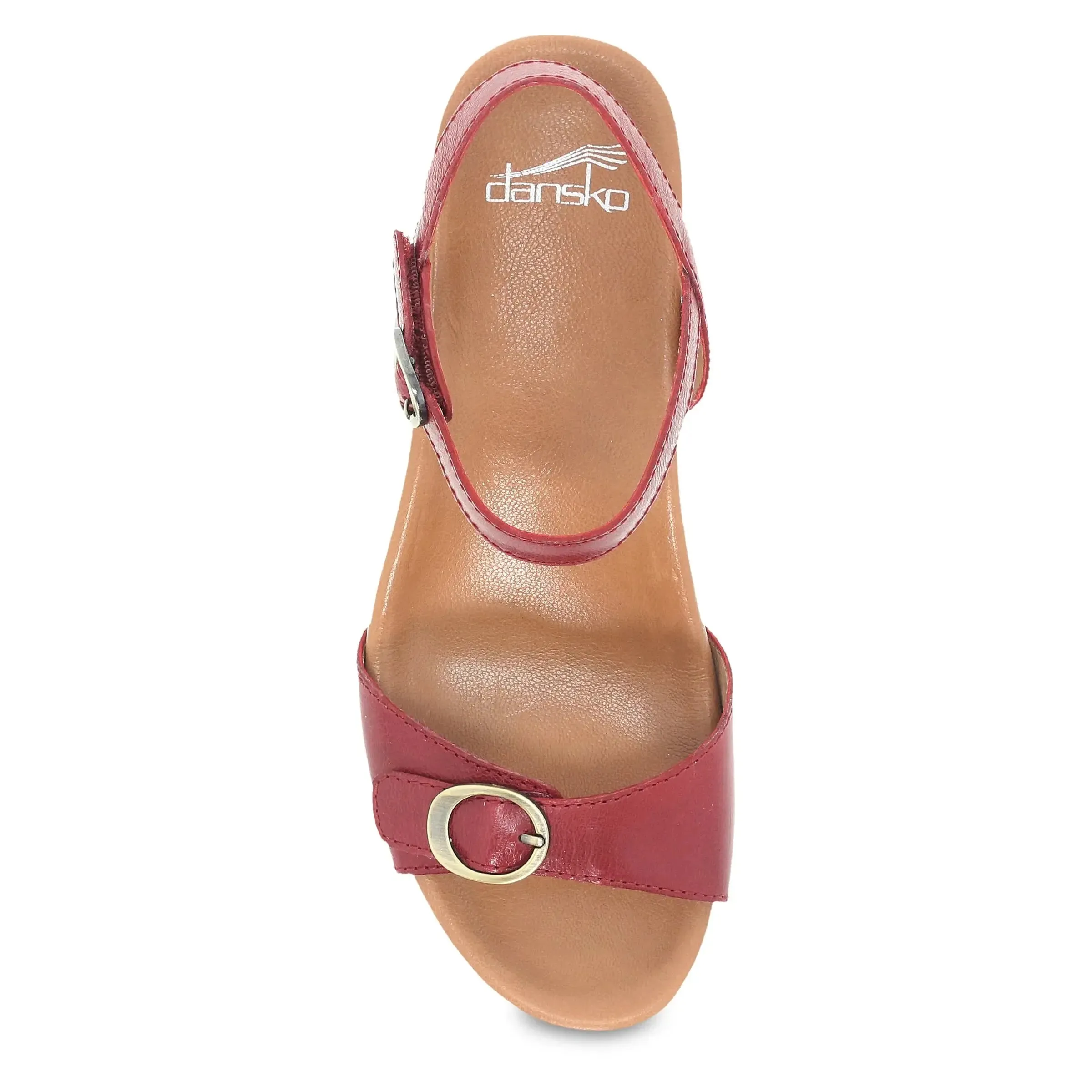 Women's Dansko Arielle Glazed Leather Sandal – Elegance & All-Day Comfort