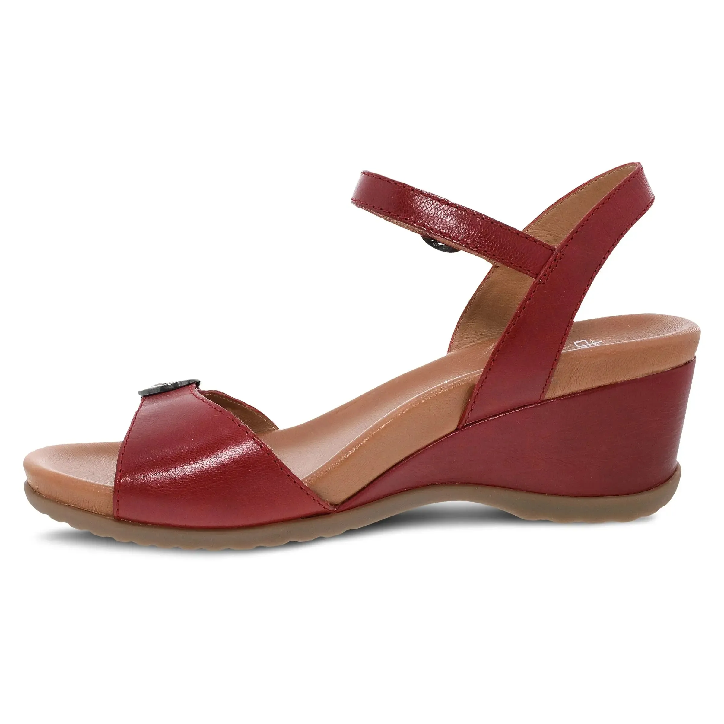 Women's Dansko Arielle Glazed Leather Sandal – Elegance & All-Day Comfort