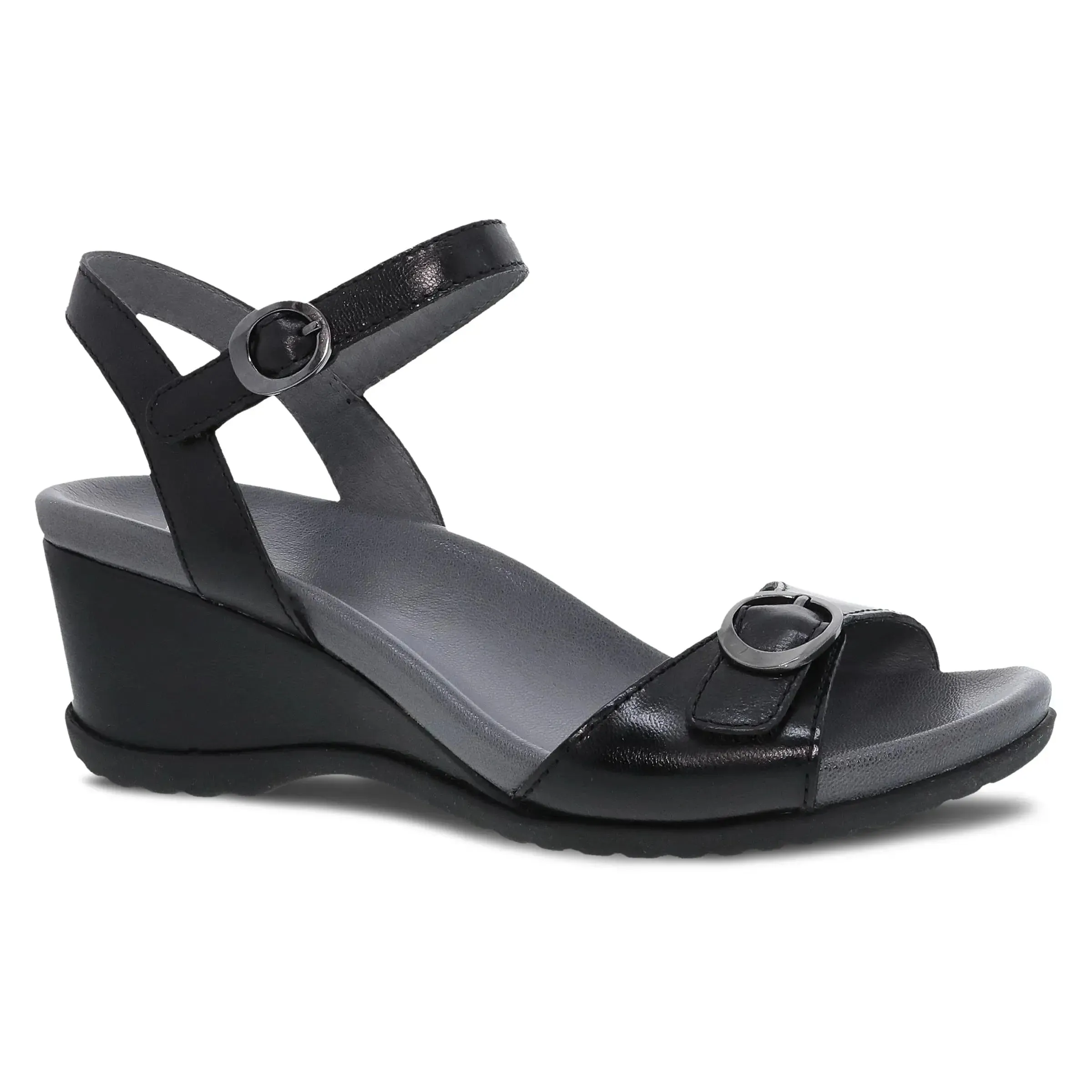Women's Dansko Arielle Glazed Leather Sandal – Elegance & All-Day Comfort