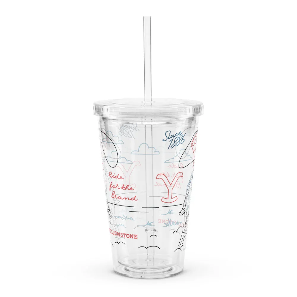 Yellowstone Ride For The Brand Tumbler