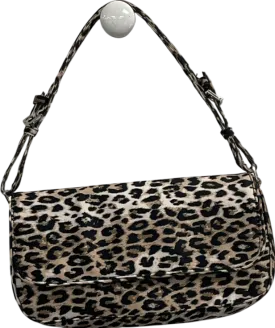 ZARA Cream Zara Animal Print Tote Bag Sales One Size